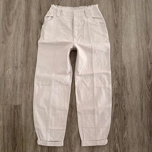 UNSUBSCRIBED Cool Raw Waist Barrel Cuff Roll Pants Sz 4 NWT!!